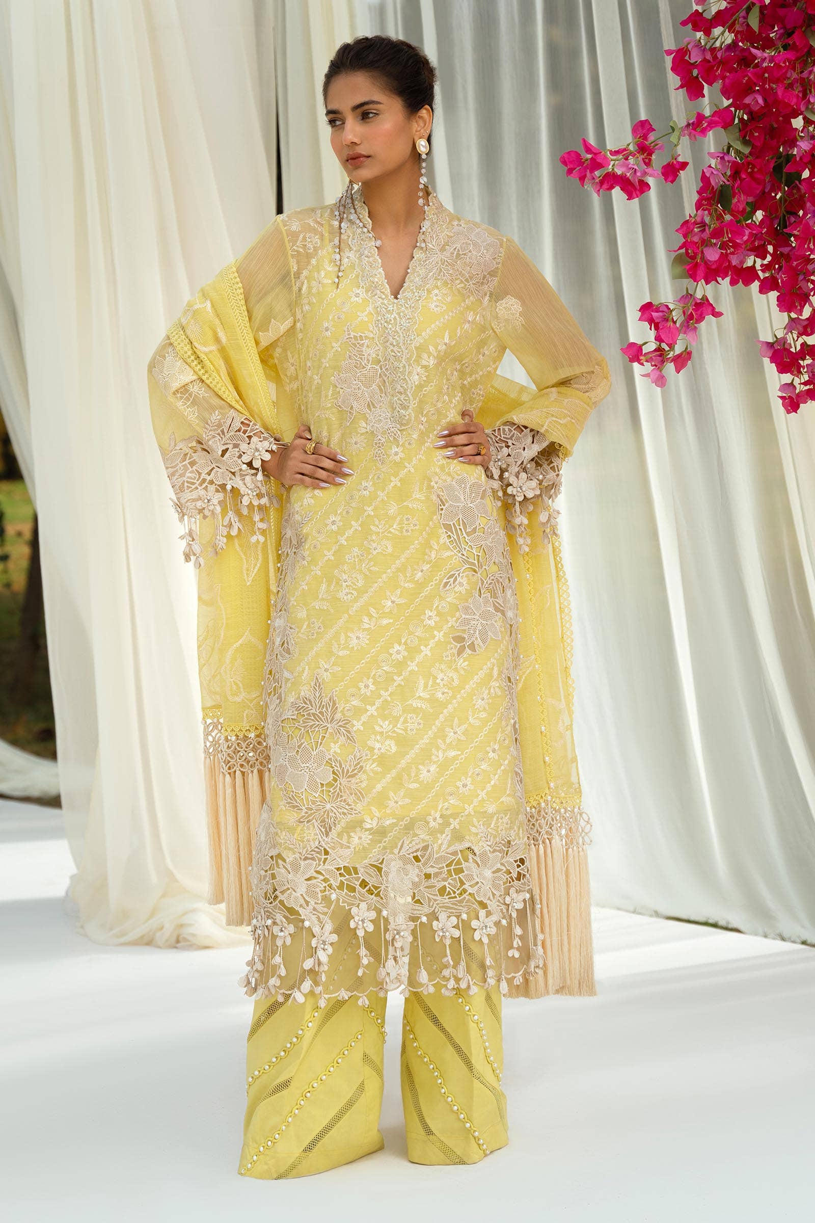 Sana Safinaz | Luxury Collection 24 | L241-010A-3CV - Pakistani Designer Dress - by Sana Safinaz | Type: Luxury - 100% Original at Saira Sultan