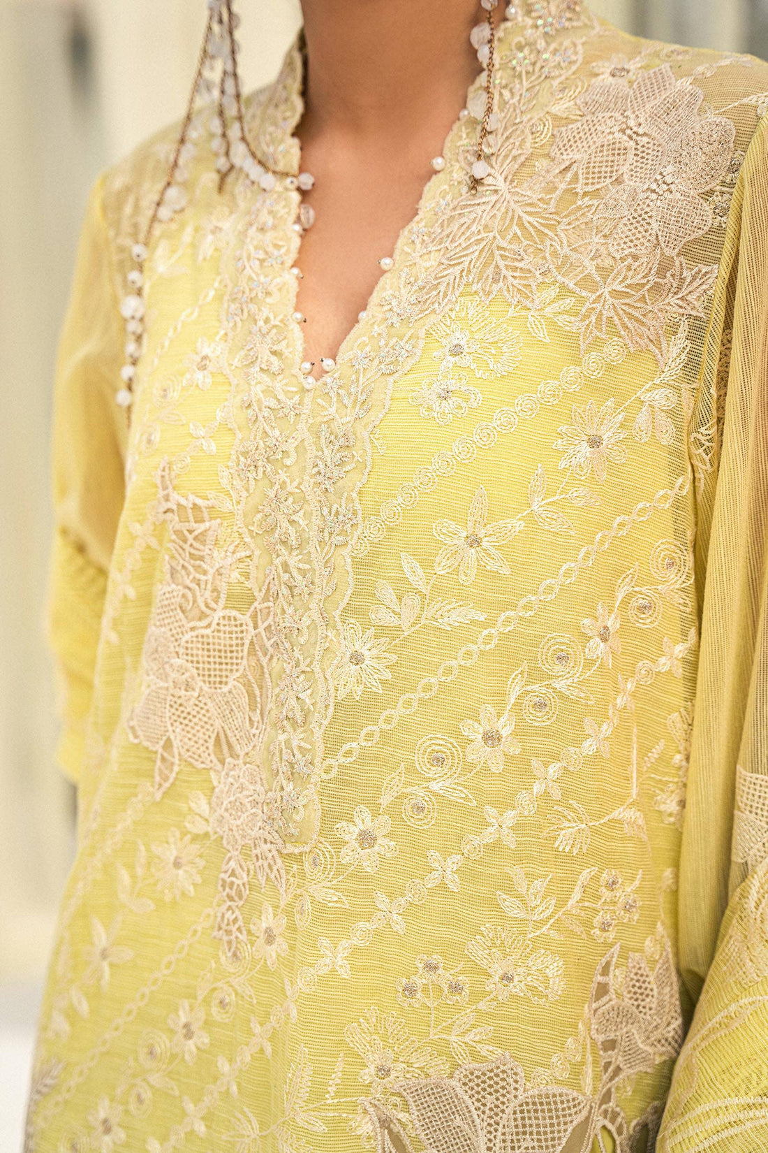 Sana Safinaz | Luxury Collection 24 | L241-010A-3CV - Pakistani Designer Dress - by Sana Safinaz | Type: Luxury - 100% Original at Saira Sultan