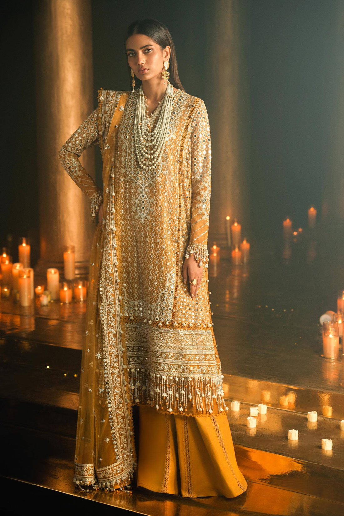 Sana Safinaz | Luxury Collection 24 | L241-002B-3CT - Pakistani Designer Dress - by Sana Safinaz | Type: Luxury - 100% Original at Saira Sultan