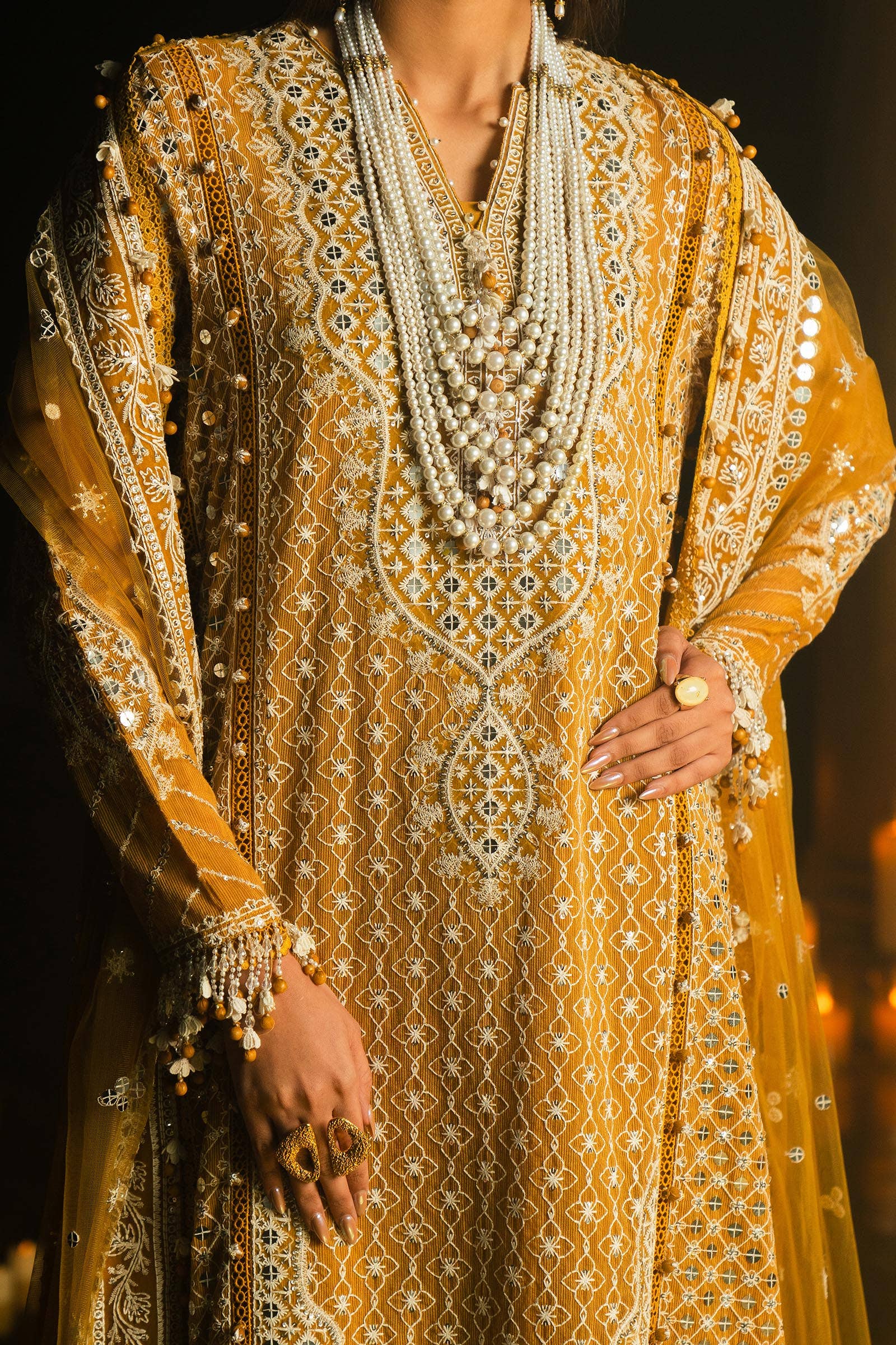 Sana Safinaz | Luxury Collection 24 | L241-002B-3CT - Pakistani Designer Dress - by Sana Safinaz | Type: Luxury - 100% Original at Saira Sultan