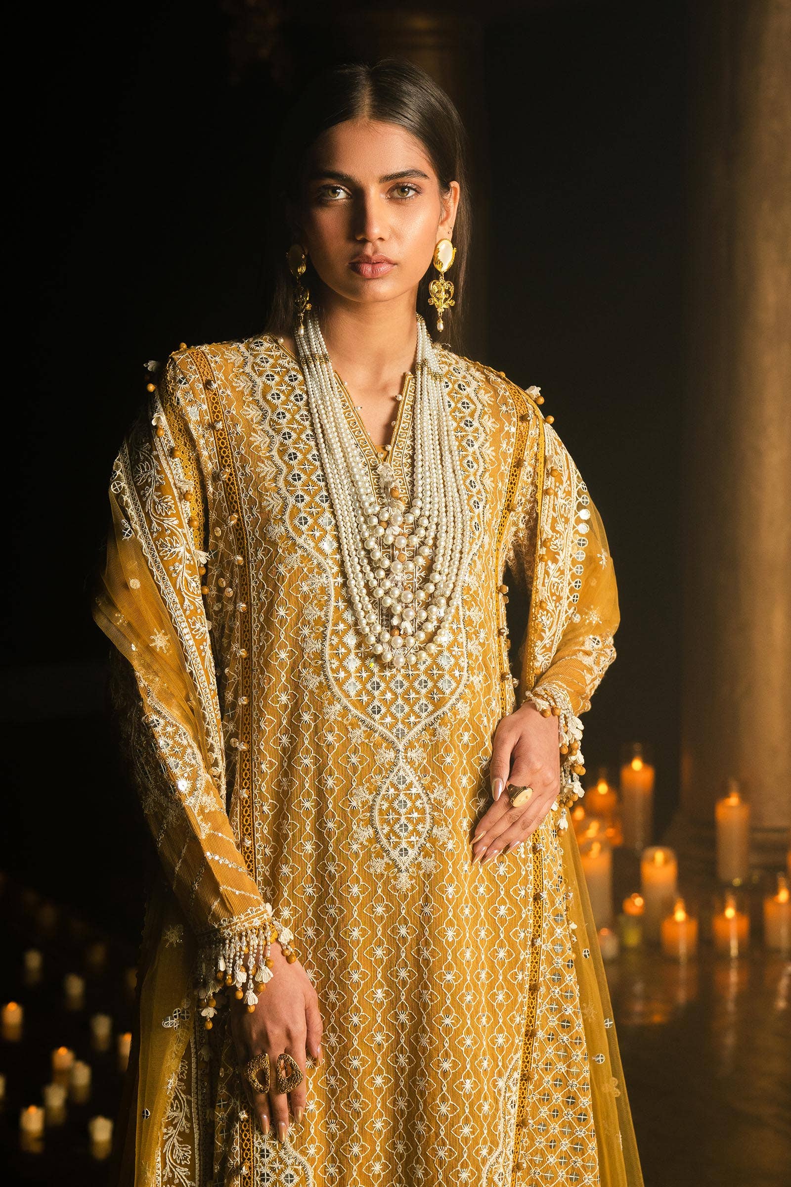 Sana Safinaz | Luxury Collection 24 | L241-002B-3CT - Pakistani Designer Dress - by Sana Safinaz | Type: Luxury - 100% Original at Saira Sultan
