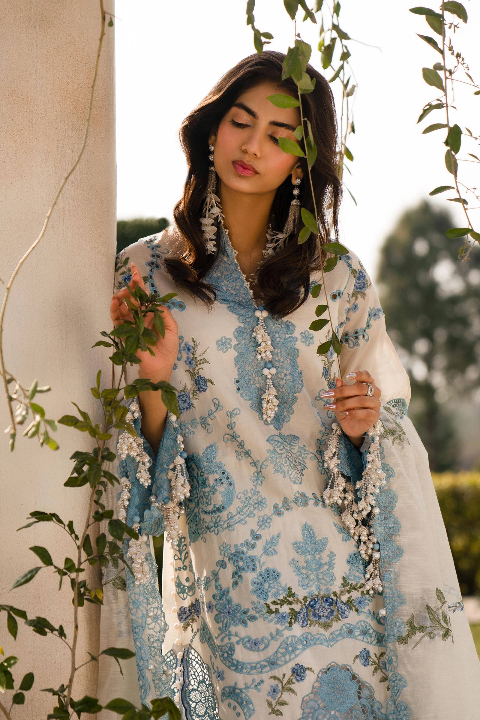 Sana Safinaz | Luxury Collection 24 | L241-004A-3CV - Pakistani Designer Dress - by Sana Safinaz | Type: Luxury - 100% Original at Saira Sultan