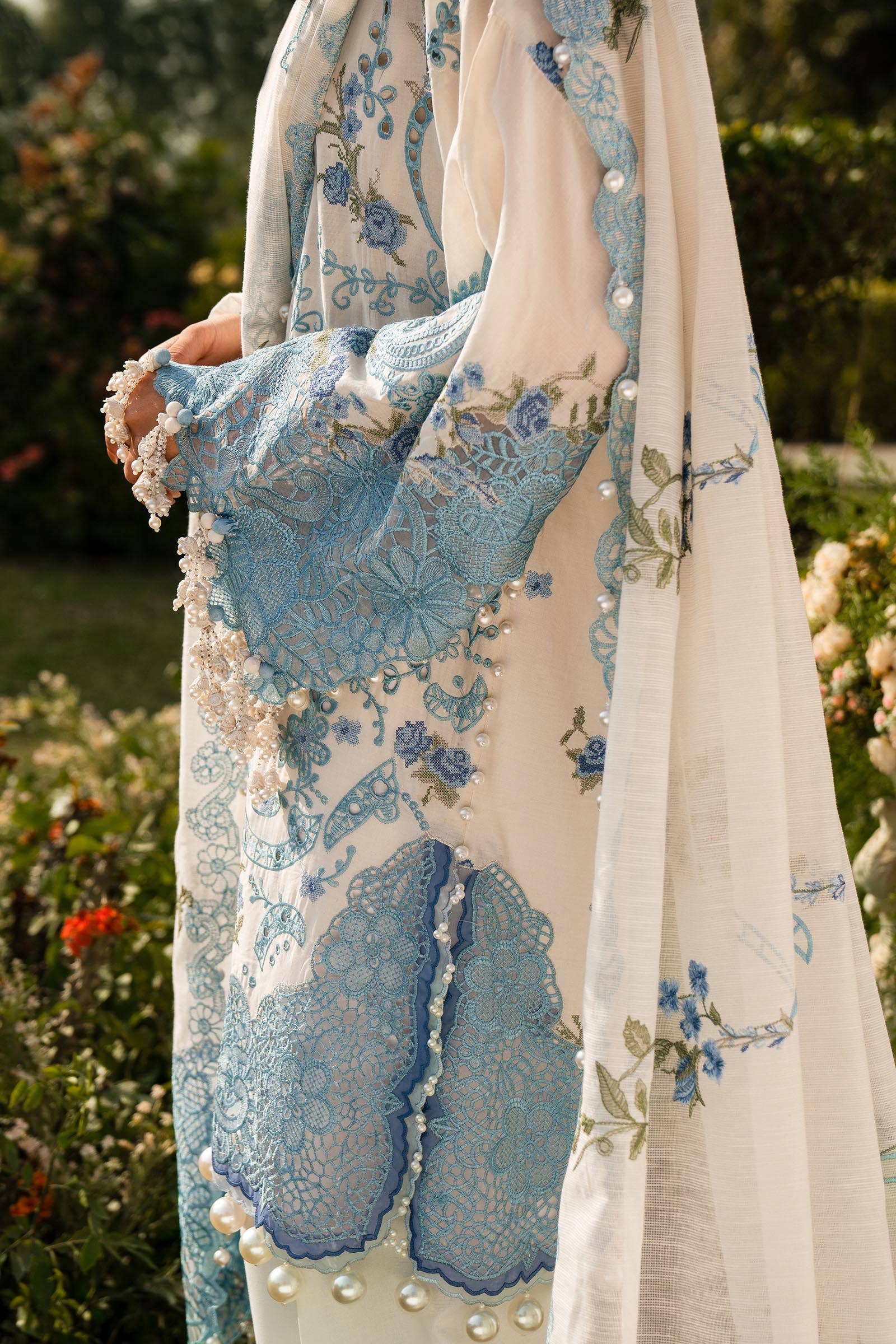 Sana Safinaz | Luxury Collection 24 | L241-004A-3CV - Pakistani Designer Dress - by Sana Safinaz | Type: Luxury - 100% Original at Saira Sultan