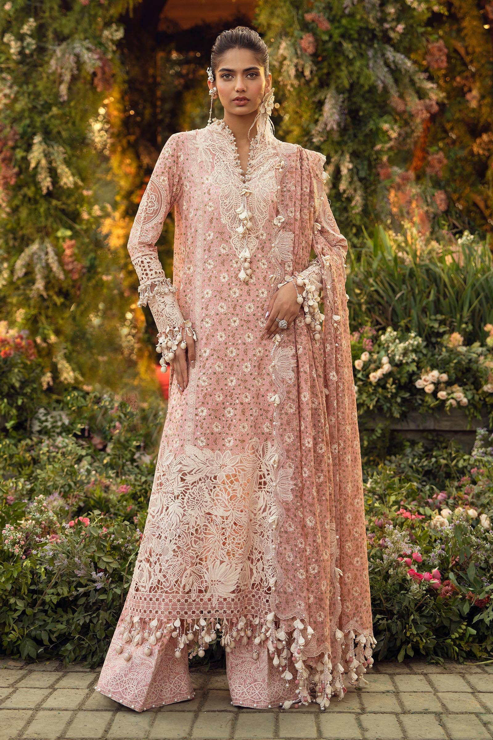 Sana Safinaz | Luxury Collection 24 | L241-005A-3CU - Pakistani Designer Dress - by Sana Safinaz | Type: Luxury - 100% Original at Saira Sultan