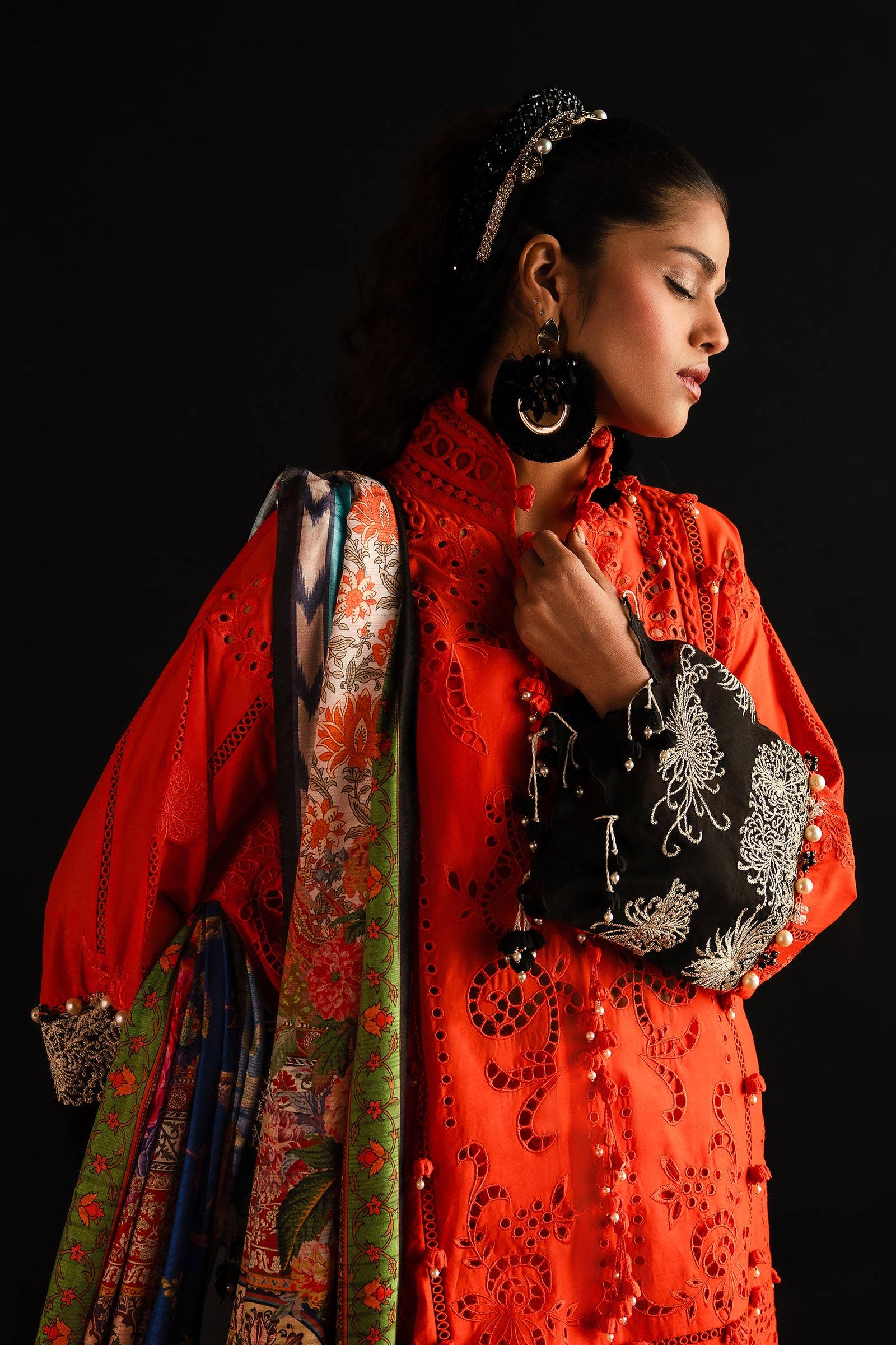 Sana Safinaz | Luxury Collection 24 | L241-001A-3CL - Pakistani Designer Dress - by Sana Safinaz | Type: Luxury - 100% Original at Saira Sultan