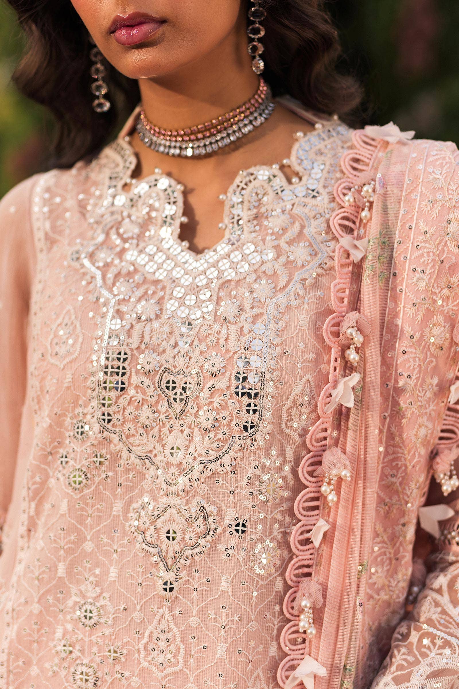 Sana Safinaz | Luxury Collection 24 | L241-006A-3CV - Pakistani Designer Dress - by Sana Safinaz | Type: Luxury - 100% Original at Saira Sultan