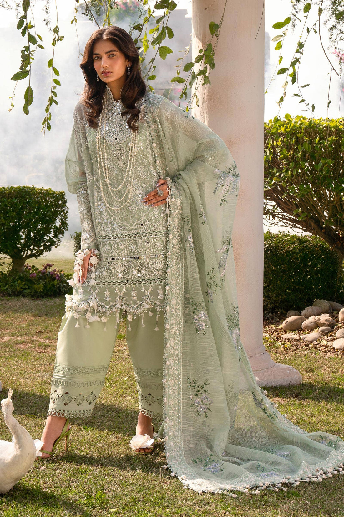 Sana Safinaz | Luxury Collection 24 | L241-006B-3CV - Pakistani Designer Dress - by Sana Safinaz | Type: Luxury - 100% Original at Saira Sultan