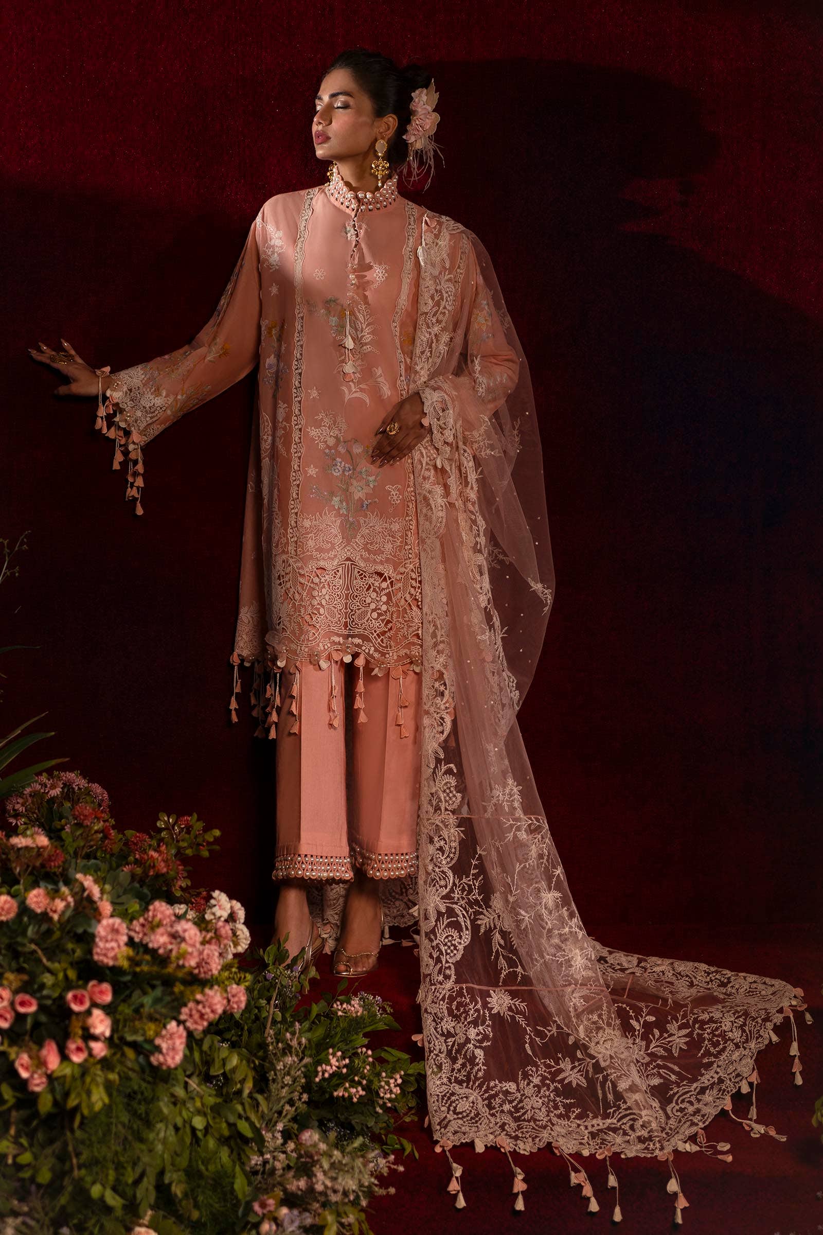 Sana Safinaz | Luxury Collection 24 | L241-007A-3CT - Pakistani Designer Dress - by Sana Safinaz | Type: Luxury - 100% Original at Saira Sultan