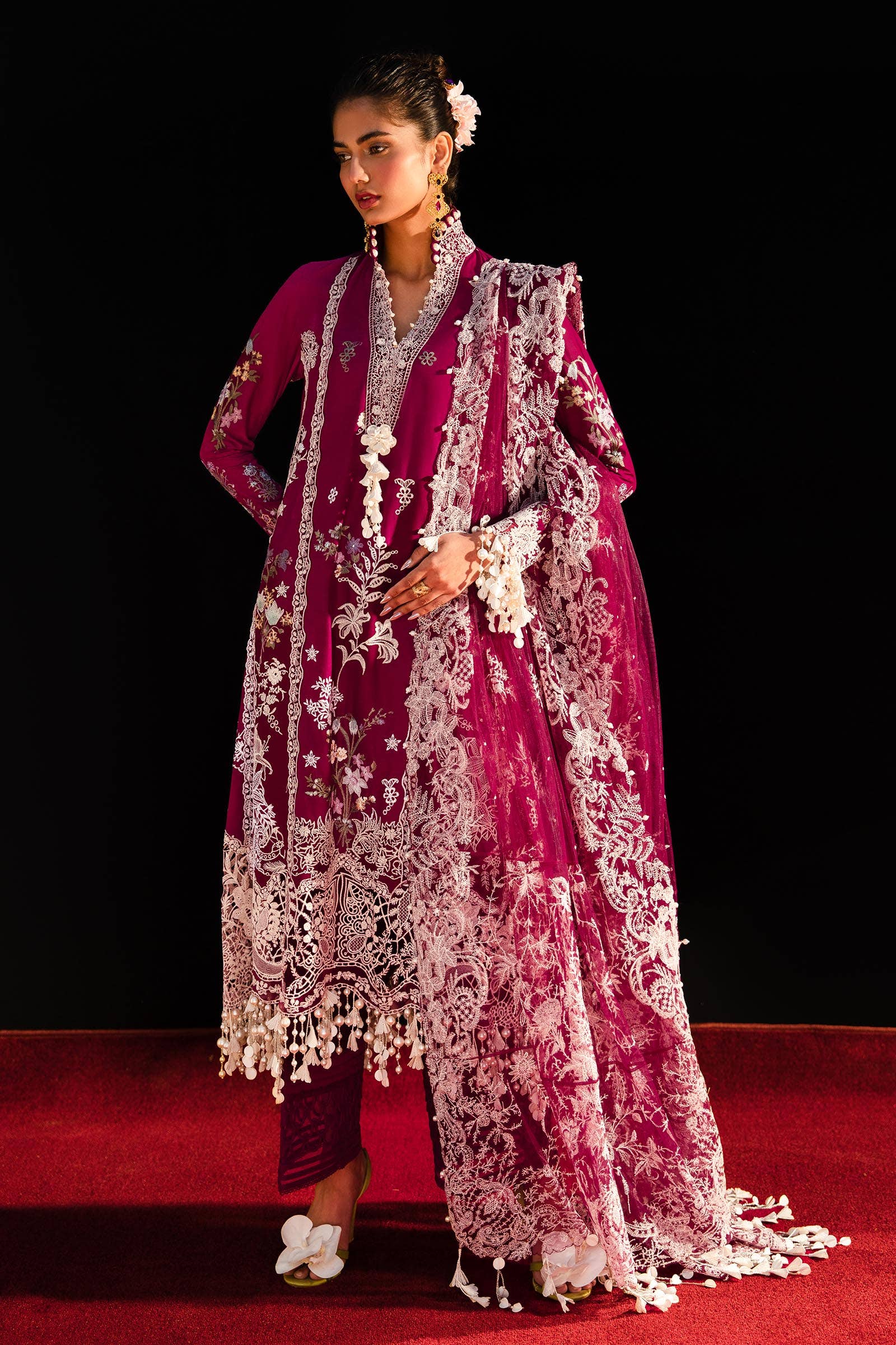 Sana Safinaz | Luxury Collection 24 | L241-007B-3CT - Pakistani Designer Dress - by Sana Safinaz | Type: Luxury - 100% Original at Saira Sultan