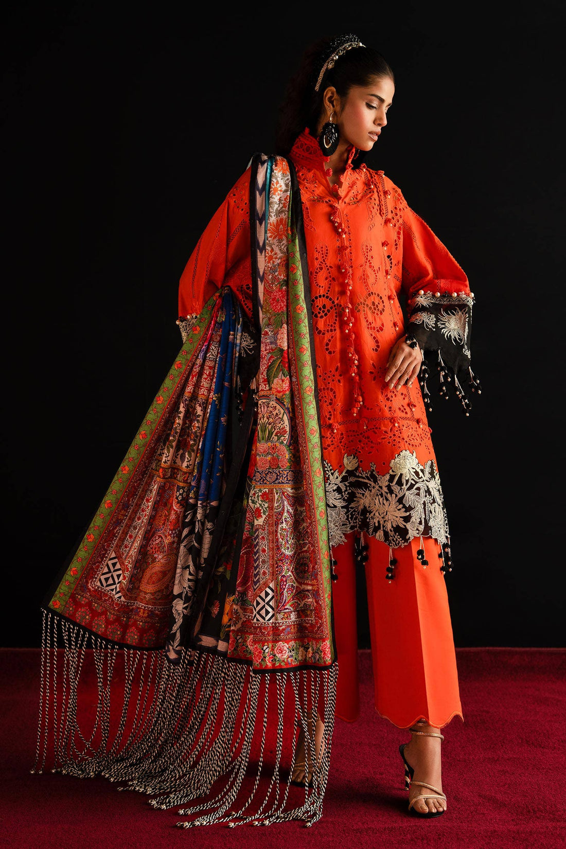 Sana Safinaz | Luxury Collection 24 | L241-001A-3CL - Pakistani Designer Dress - by Sana Safinaz | Type: Luxury - 100% Original at Saira Sultan
