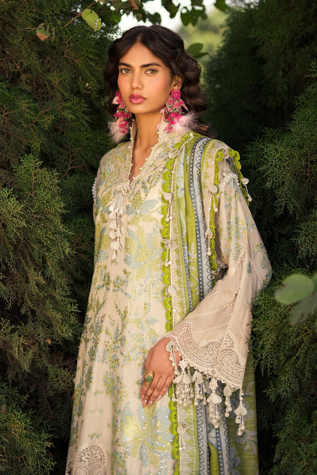 Sana Safinaz | Luxury Collection 24 | L241-008A-3CV - Pakistani Designer Dress - by Sana Safinaz | Type: Luxury - 100% Original at Saira Sultan
