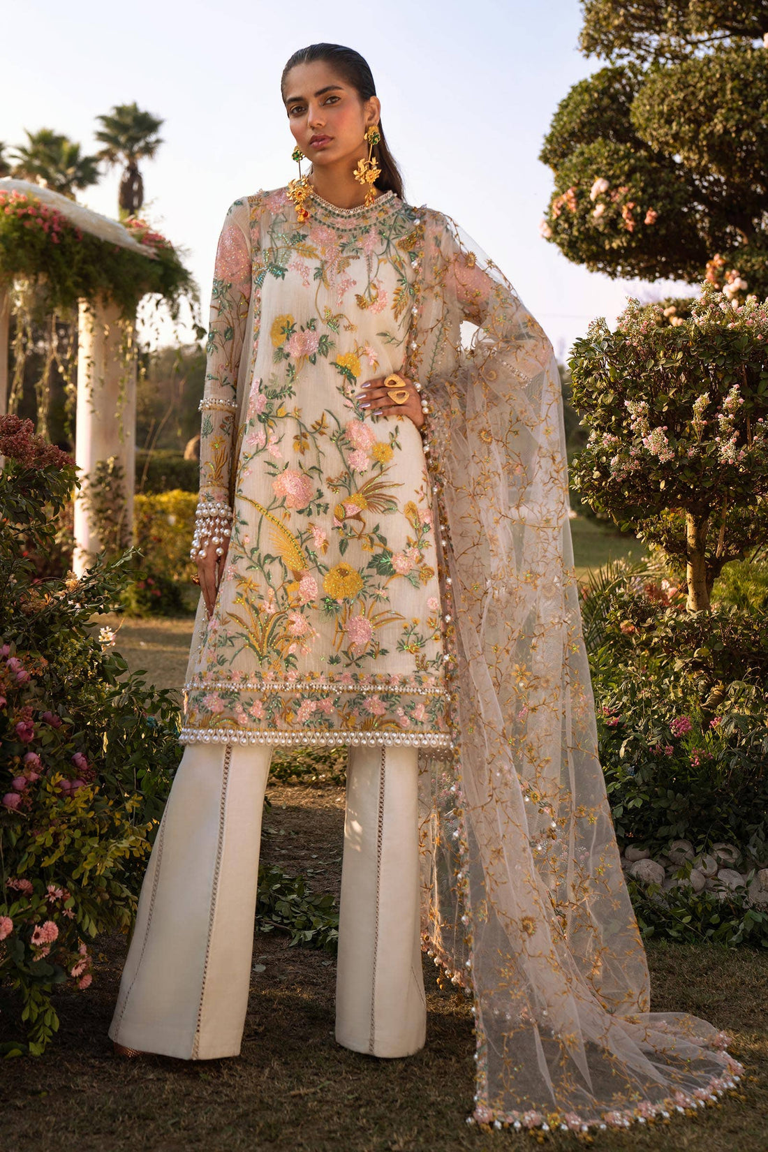 Sana Safinaz | Luxury Collection 24 | L241-009A-3CT - Pakistani Designer Dress - by Sana Safinaz | Type: Luxury - 100% Original at Saira Sultan