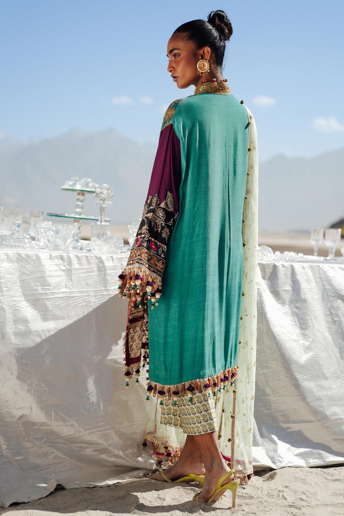 Sana Safinaz | Winter Shawl 24 | S241-004A-3CP - Pakistani Designer Dress - by Sana Safinaz | Type: Ladies Clothes - 100% Original at Saira Sultan