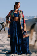 Sana Safinaz | Winter Shawl 24 | Velvet V241-001-3CP - Pakistani Designer Dress - by Sana Safinaz | Type: Ladies Clothes - 100% Original at Saira Sultan