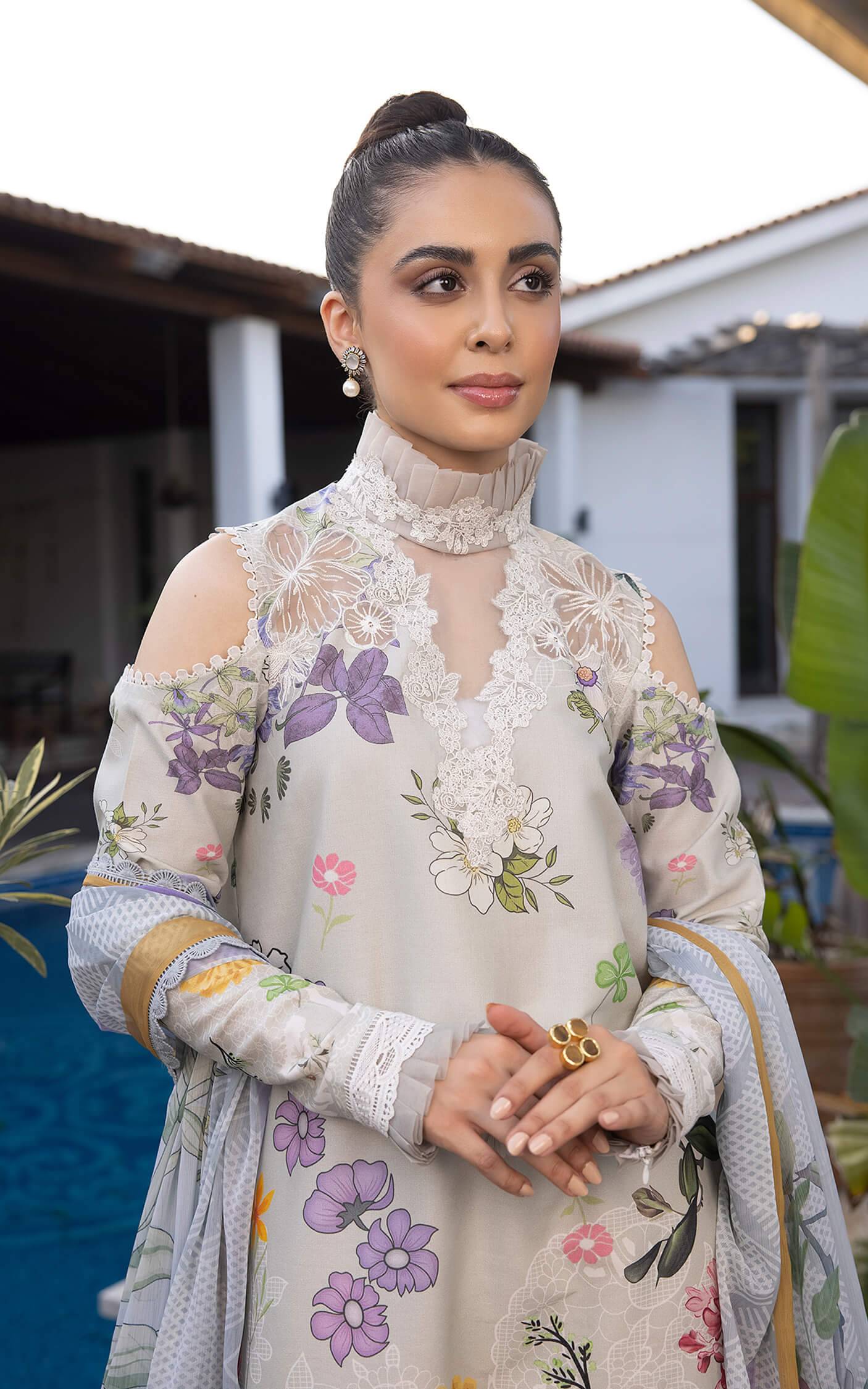 Asifa and Nabeel | Meraki Summer Vol 2 | Sarmayi MK-16 - Pakistani Designer Dress - by Asifa and Nabeel | Type: Luxury - 100% Original at Saira Sultan
