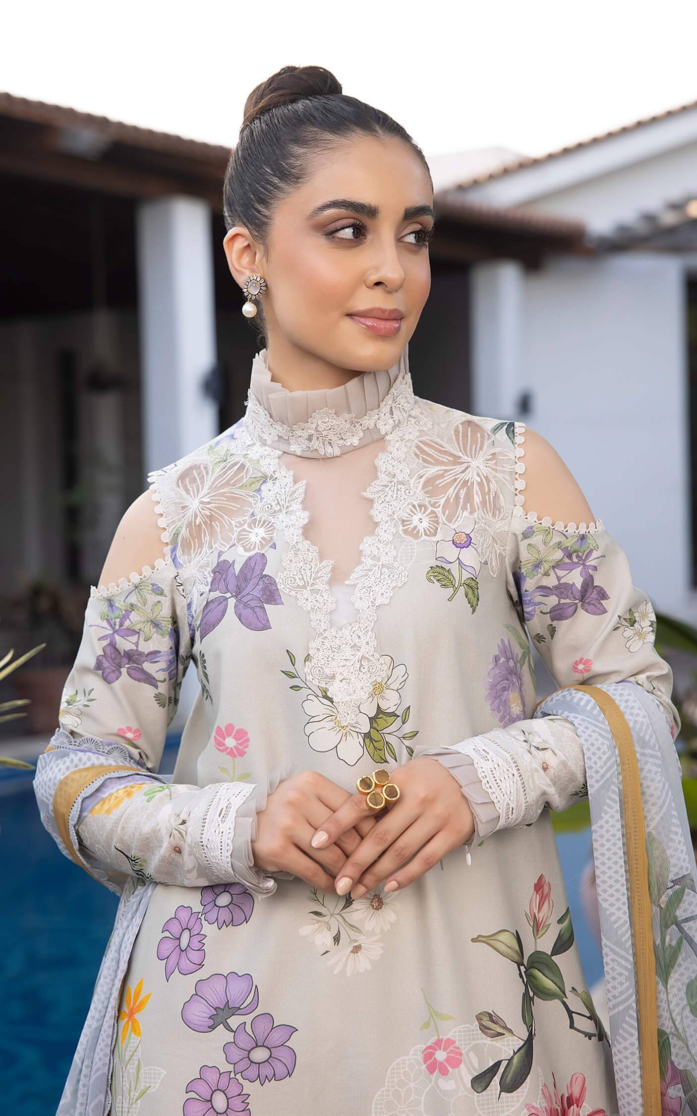 Asifa and Nabeel | Meraki Summer Vol 2 | Sarmayi MK-16 - Pakistani Designer Dress - by Asifa and Nabeel | Type: Luxury - 100% Original at Saira Sultan