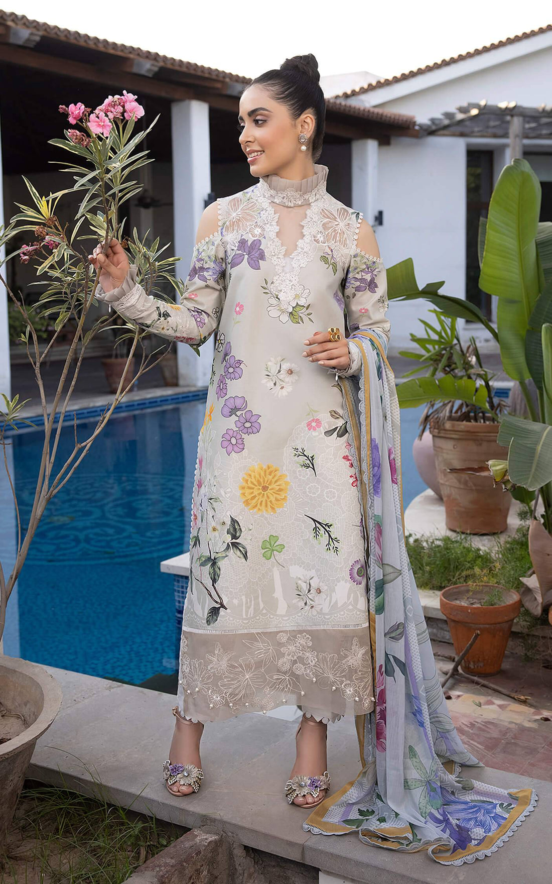 Asifa and Nabeel | Meraki Summer Vol 2 | Sarmayi MK-16 - Pakistani Designer Dress - by Asifa and Nabeel | Type: Luxury - 100% Original at Saira Sultan