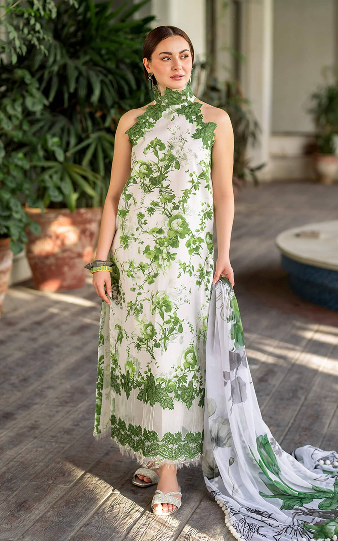 Asifa and Nabeel | Meraki Summer Vol 2 | Sarsabz MK-06 - Pakistani Designer Dress - by Asifa and Nabeel | Type: Luxury - 100% Original at Saira Sultan