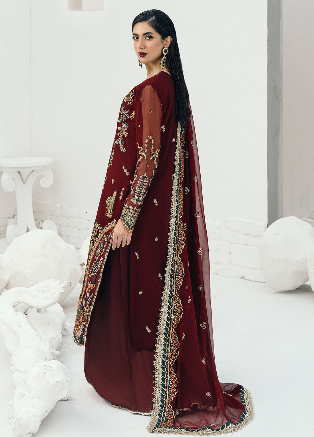 Sahane | Savoir Luxury Formals | CT-140002 Rouge - Savoir - Pakistani Designer Dress - by Sahane | Type: Formal - 100% Original at Saira Sultan