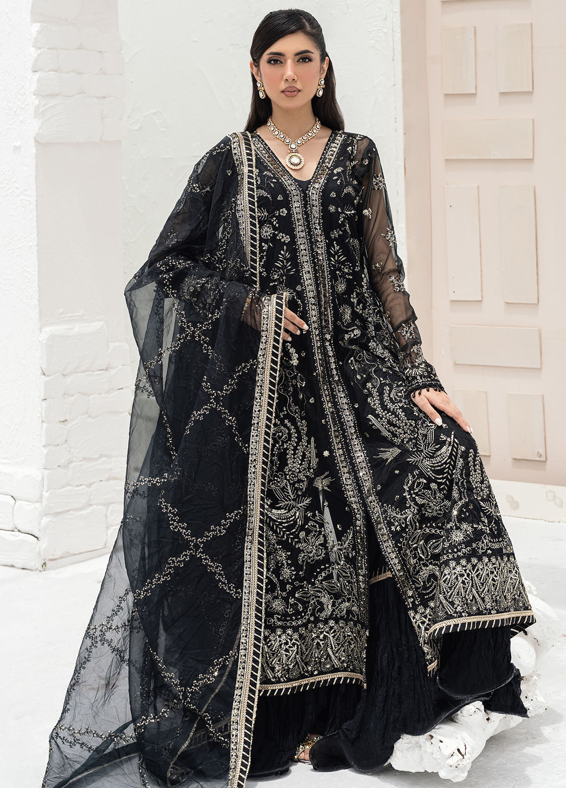 Sahane | Savoir Luxury Formals | CT-140007 Solene - Savoir - Pakistani Designer Dress - by Sahane | Type: Formal - 100% Original at Saira Sultan