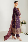 Alizeh | Luxury Raw Silk | AF-RS-05-SCARLET Custom Size Plum Raw Silk