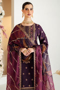 Alizeh | Luxury Raw Silk | AF-RS-05-SCARLET L Plum Raw Silk