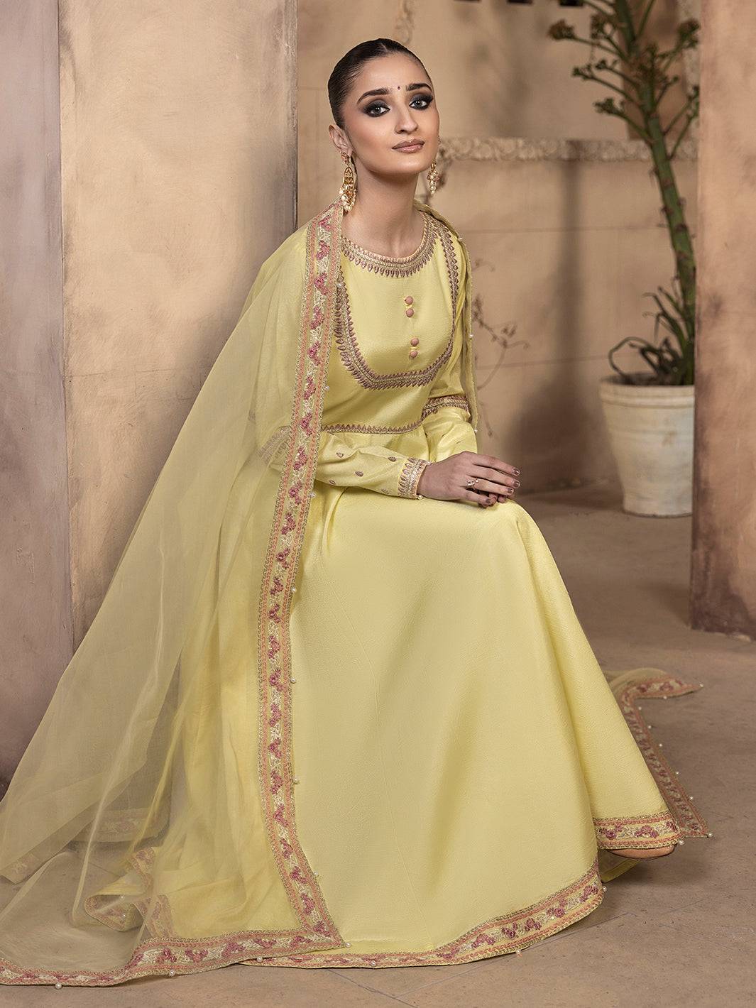 Hem Stitch | Raw Silk Edit 25 | Sehar - Pakistani Designer Dress - by Hemstitch | Type: Ladies Clothes - 100% Original at Saira Sultan