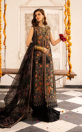 Asifa and Nabeel | Sunehri Eid 25 | Sitara-(SEF25-03) L Black Organza