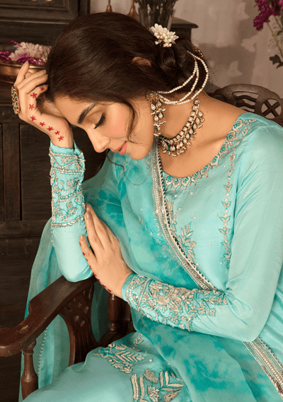 Maya | Eid Collection Gul Bahaar | SEHERUNNISA - Pakistani Designer Dress - by Maya | Type: Formal - 100% Original at Saira Sultan