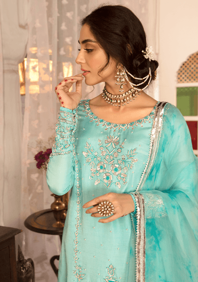 Maya | Eid Collection Gul Bahaar | SEHERUNNISA - Pakistani Designer Dress - by Maya | Type: Formal - 100% Original at Saira Sultan