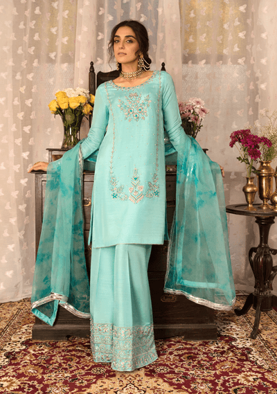 Maya | Eid Collection Gul Bahaar | SEHERUNNISA - Pakistani Designer Dress - by Maya | Type: Formal - 100% Original at Saira Sultan
