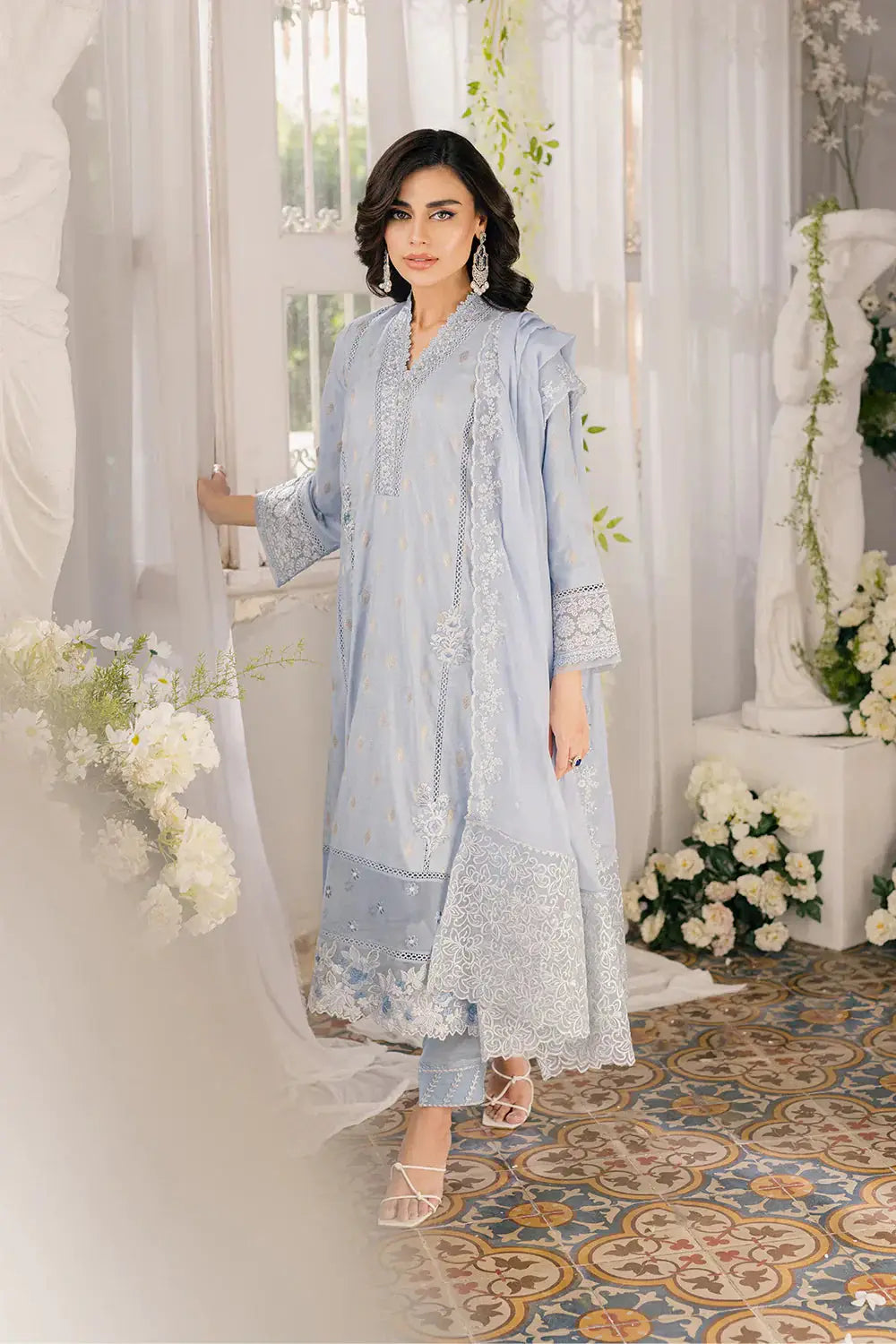Azure | Ensembles Embroidered Formals | Slate Symphony - Pakistani Designer Dress - by Azure | Type: Formal - 100% Original at Saira Sultan
