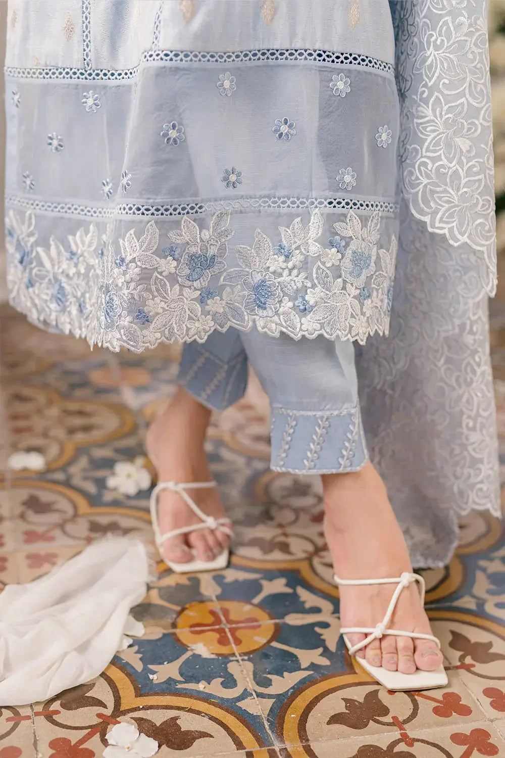 Azure | Ensembles Embroidered Formals | Slate Symphony - Pakistani Designer Dress - by Azure | Type: Formal - 100% Original at Saira Sultan
