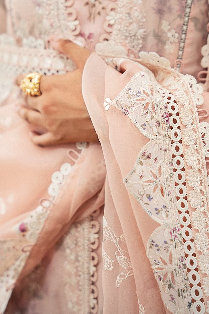 Suffuse | Casual Pret Fall 24 | SUHER XS Pale Peach Lawn