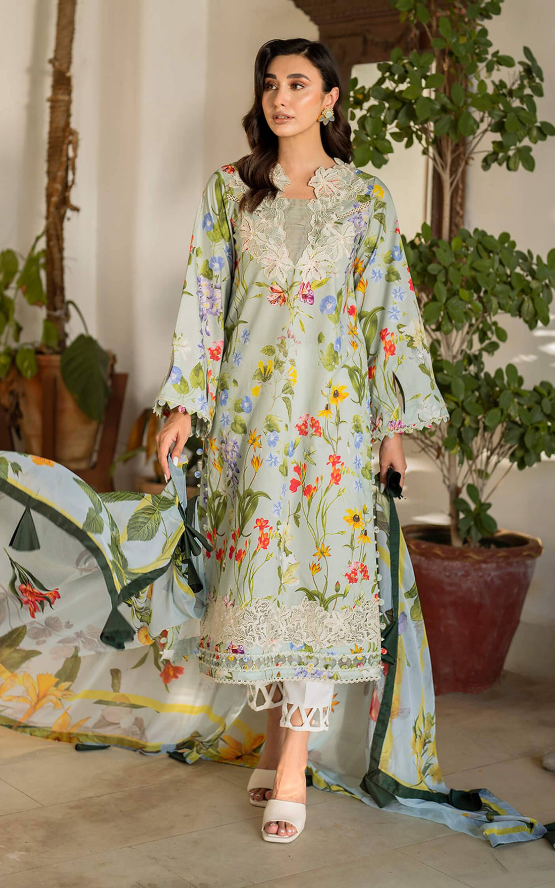 Asifa and Nabeel | Meraki Summer Vol 2 | Suroor MK-04 - Pakistani Designer Dress - by Asifa and Nabeel | Type: Luxury - 100% Original at Saira Sultan
