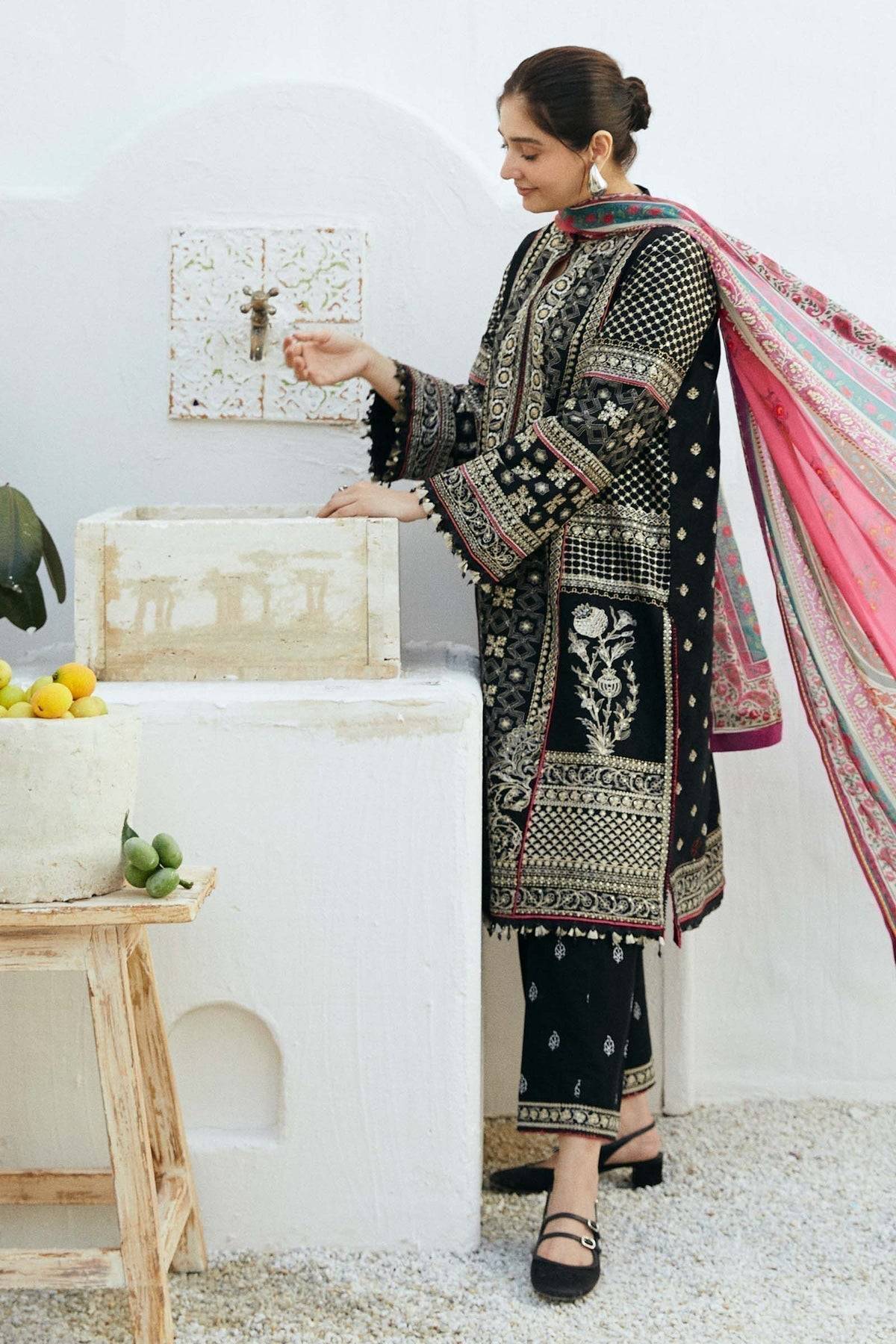 Zara Shahjahan | Coco Lawn Eid Edit 24 | TAJ-D6 - Pakistani Designer Dress - by Zara Shahjahan | Type: Luxury - 100% Original at Saira Sultan