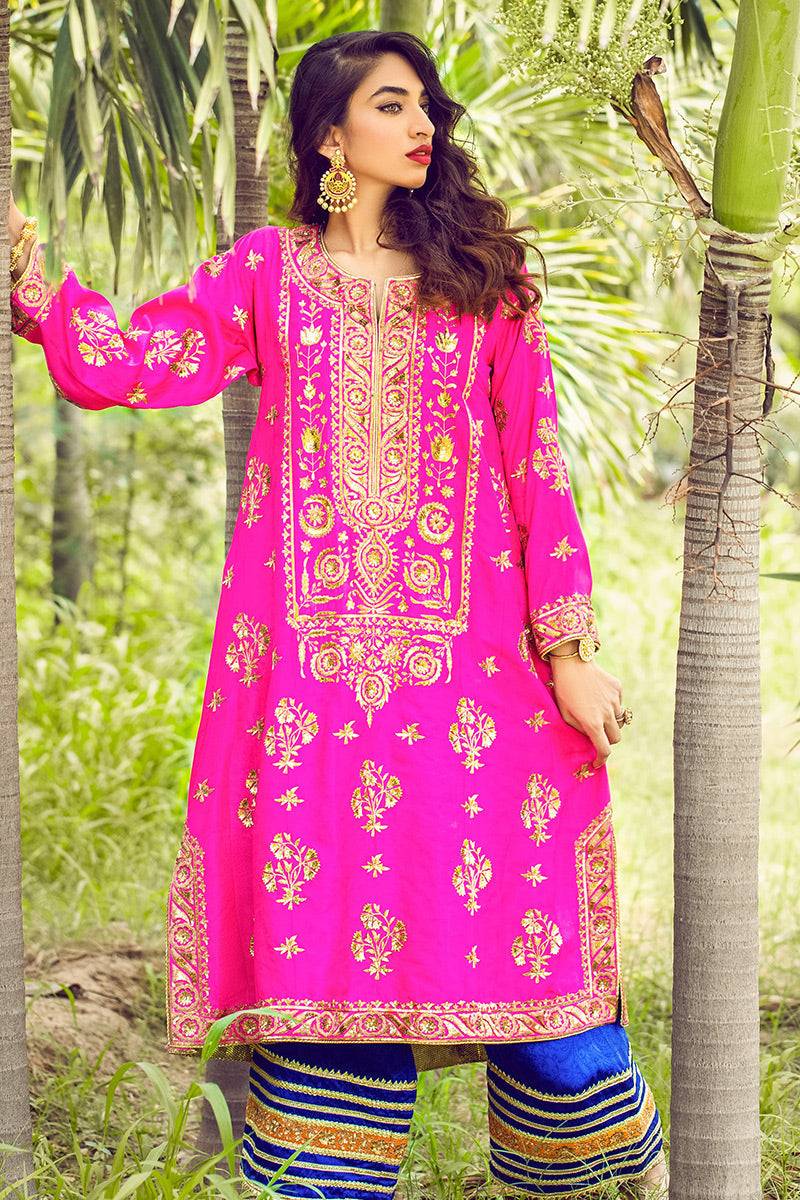 The Pink Tree Company | Wedding Wear | GUL E NILOFER - Pakistani Designer Dress - by The Pink Tree Company | Type: Formal - 100% Original at Saira Sultan