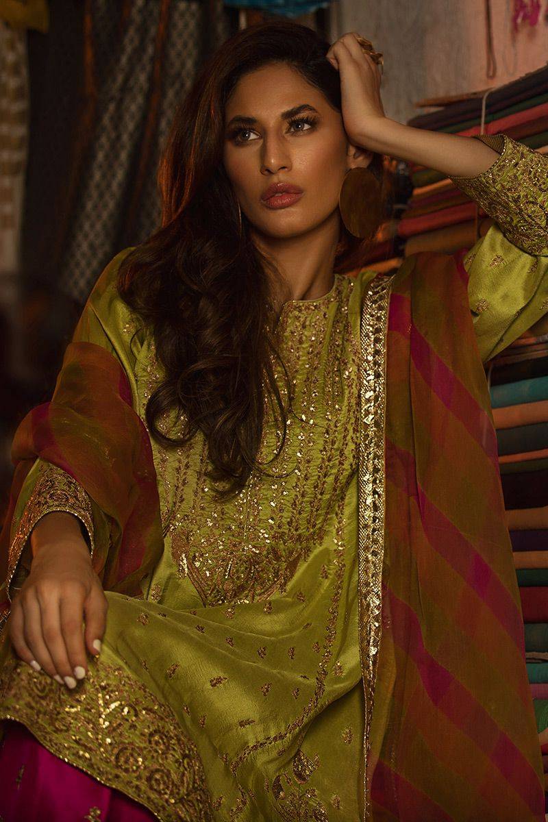 The Pink Tree Company | Wedding Wear | CITRUS PLEASURE - Pakistani Designer Dress - by The Pink Tree Company | Type: Formal - 100% Original at Saira Sultan