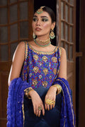 The Pink Tree Company | Wedding Wear | COBALT BLUE - Pakistani Designer Dress - by The Pink Tree Company | Type: Formal - 100% Original at Saira Sultan