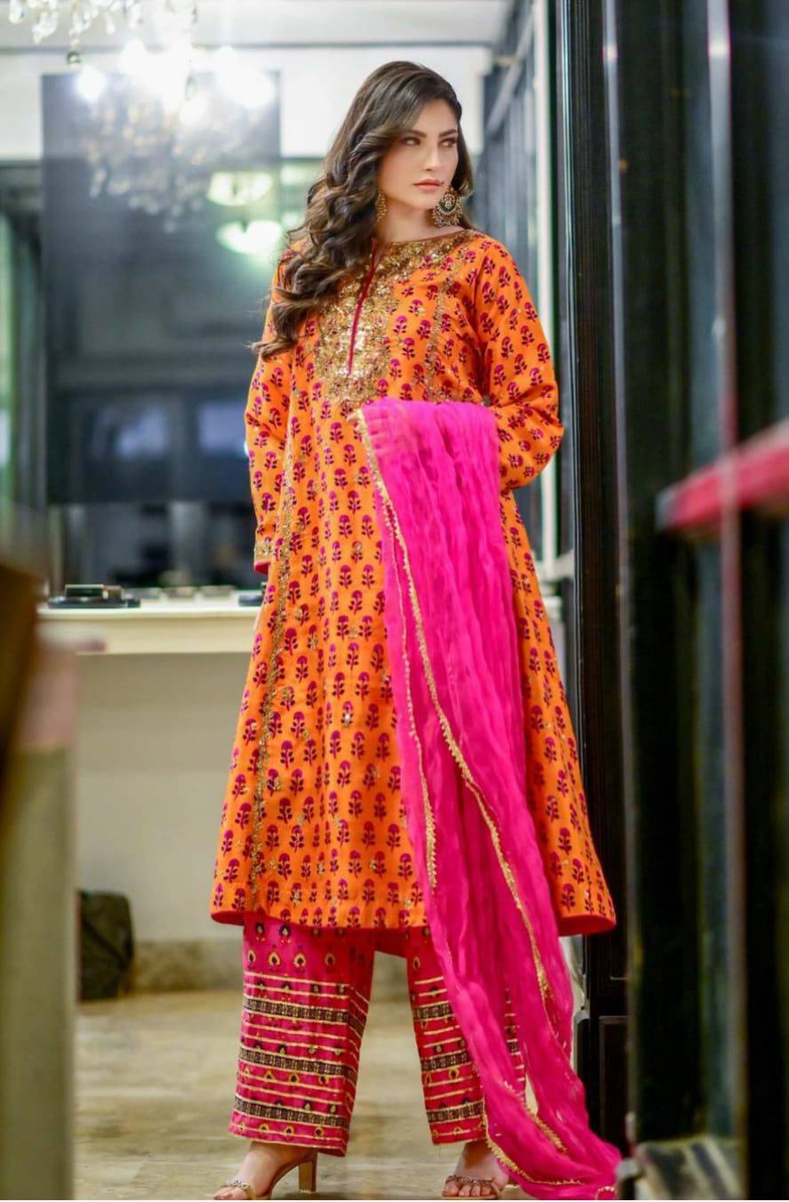 The Pink Tree Company | Wedding Wear | NEELUM MUNIR OUTFIT - Pakistani Designer Dress - by The Pink Tree Company | Type: Formal - 100% Original at Saira Sultan