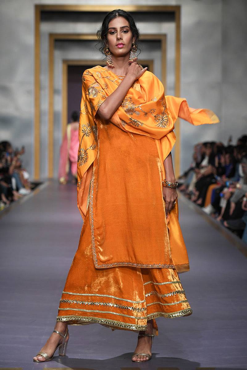 The Pink Tree Company | Wedding Wear | SAFFRON DELIGHT - Pakistani Designer Dress - by The Pink Tree Company | Type: Formal - 100% Original at Saira Sultan