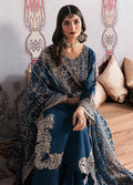 Sahane | There She Glows | TSG-04 Azure - There She Glows L Teal Blue Raw Silk