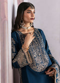 Sahane | There She Glows | TSG-04 Azure - There She Glows M Teal Blue Raw Silk