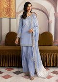 Sahane | There She Glows | TSG-05 Abyss XS LIight blue Grey Raw Silk