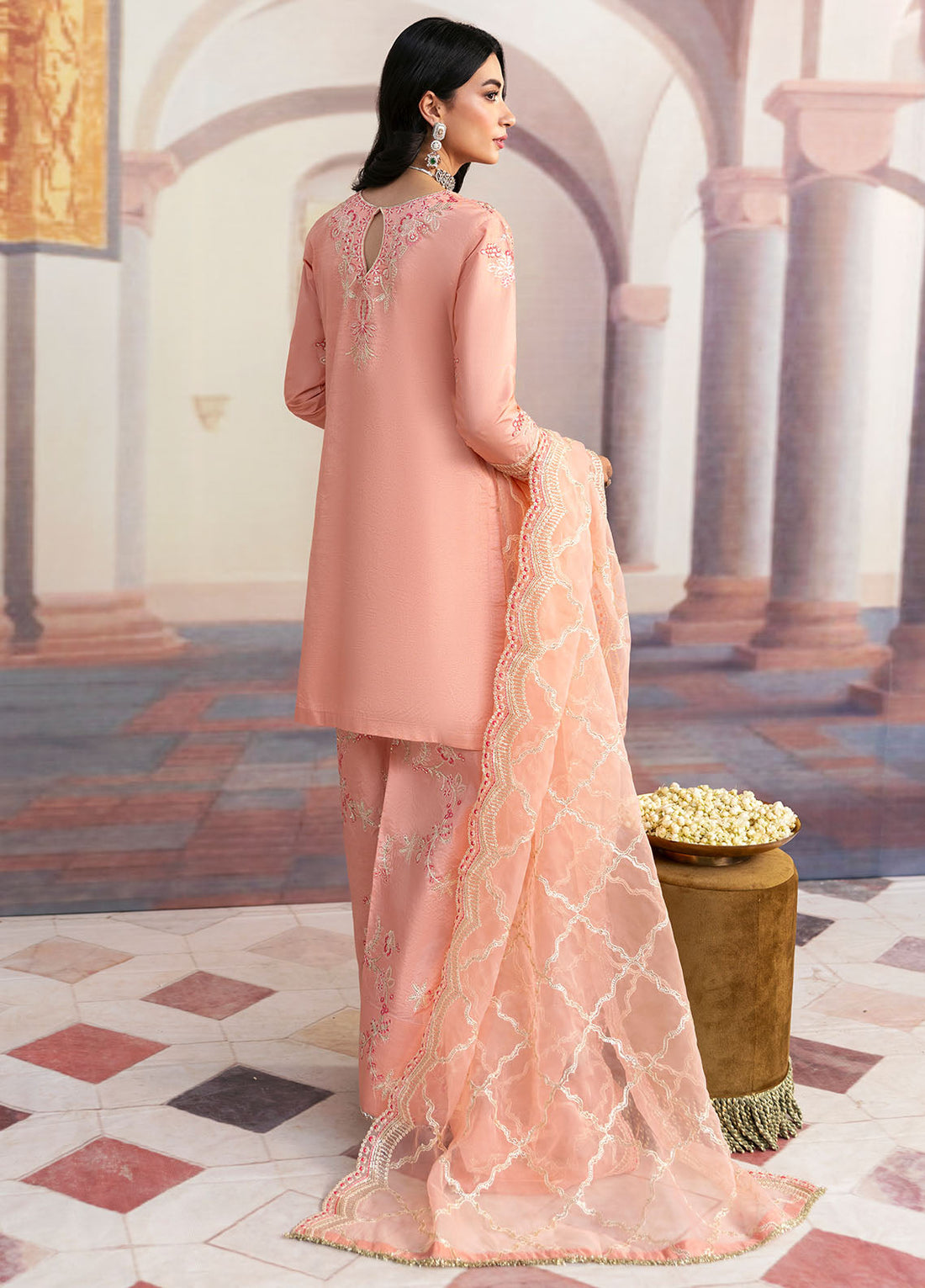 Sahane | There She Glows | TSG-06 Petal - There She Glows XS Peach Pink Raw Silk