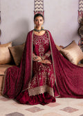 Sahane | There She Glows | TSG-07 Merlot M Wine Raw Silk