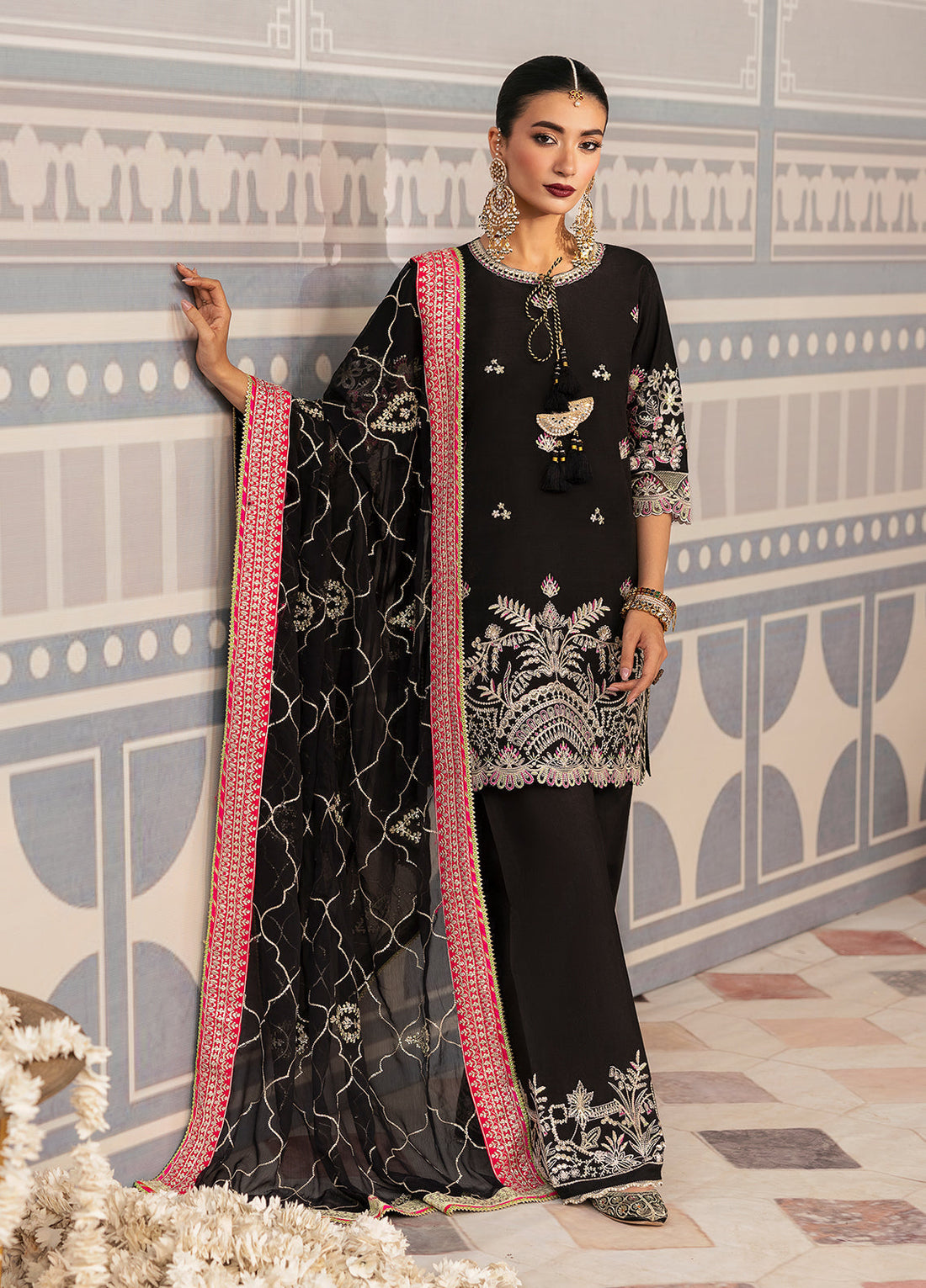 Sahane | There She Glows | TSG-01 Noir XS Black Raw Silk
