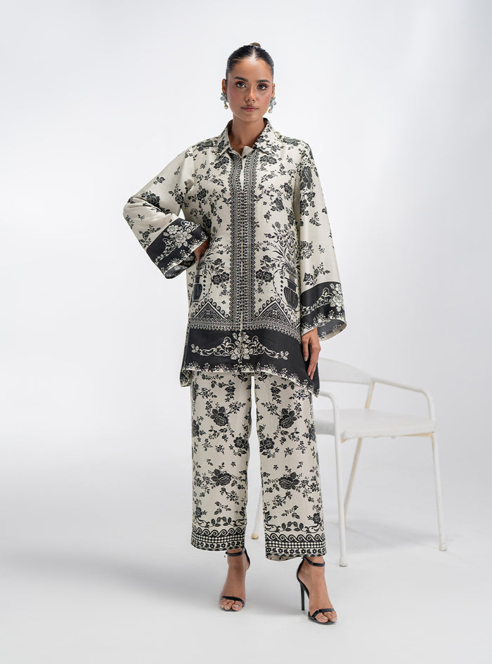 Zainab Chottani | Eid Pret 25 | Alba XS Black Silk