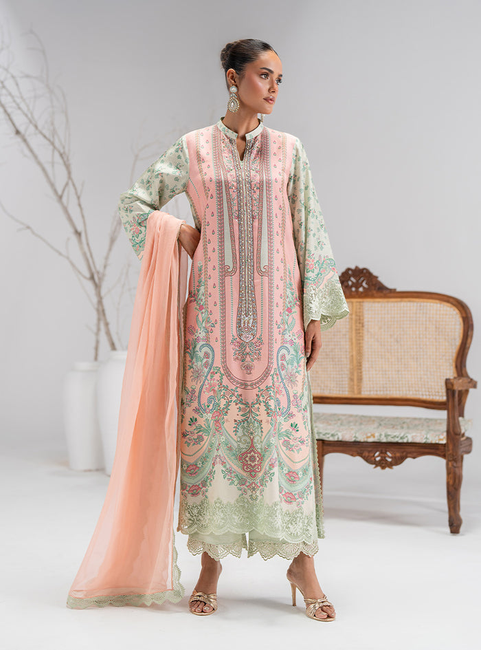 Zainab Chottani | Eid Pret 25 | Fiora XL Pink Silk