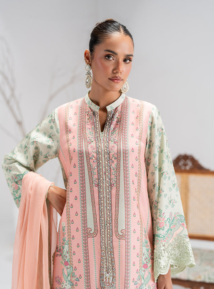 Zainab Chottani | Eid Pret 25 | Fiora L Pink Silk